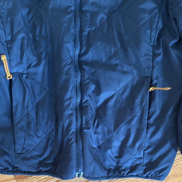 L.L. Bean Kids' reversible Fleece / puffer Hoodie - Picture 9 of 11
